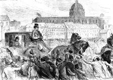 Berlin’s Farewell to Bismarck, 1890. Creator: P Naumann
