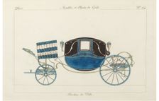 Berline de ville, 1800s. Creator: La Mésangère, Pierre de (1761-1831)