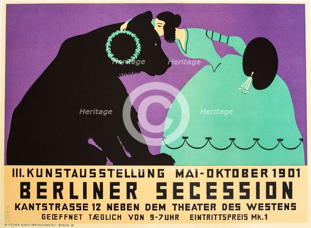 Berliner Secession , 1901. Creator: Heine, Thomas Theodor (1867-1948).