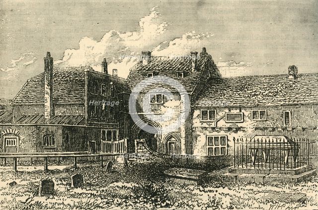 'Bermondsey Abbey, 1790', (c1878). Creator: Unknown.