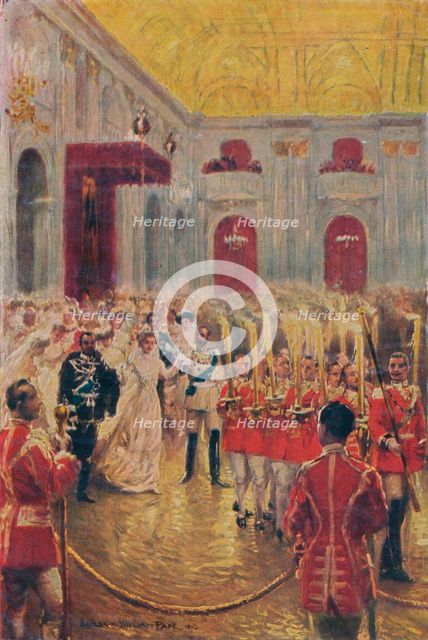 '' Bermahlung der Prinzessin Vittoria Luise mit dem Herzog Ernit August von Braunschweig', May 1913. Artist: William Gale.