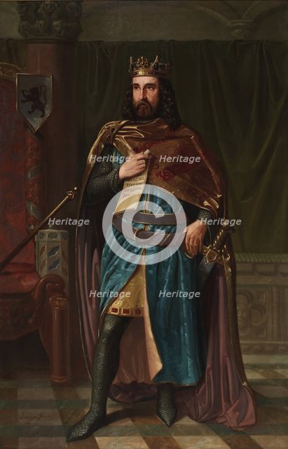 Bermudo II of León, 1851. Artist: Fresno, Jerónimo (active 1850s)