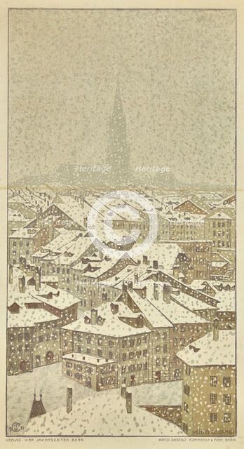 Bern in Winter, 1911. Creator: Colombi, Plinio (1873-1951).
