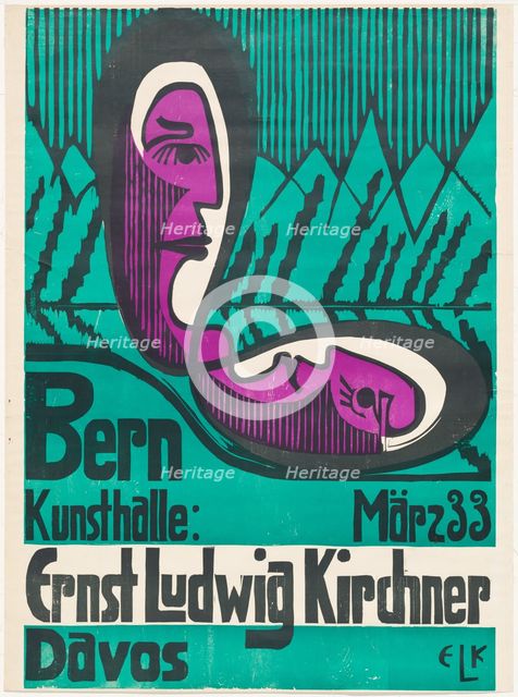 Bern Kunsthalle: März 33: Ernst Ludwig Kirchner: Davos, 1933. Creator: Ernst Kirchner.