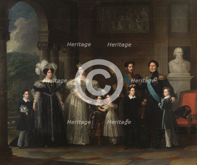 Bernadotte's Family Table, 1837. Creator: Fredric Westin.
