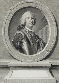 Bernard Belidor, 1750. Creator: Johann Georg Wille
