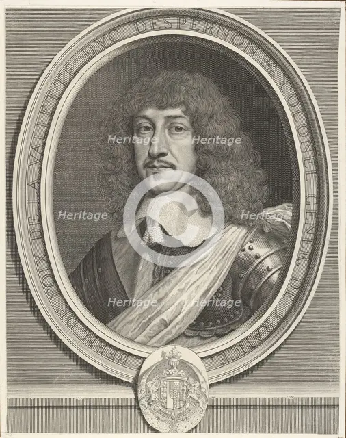 Bernard de Foix de La Valette duc d'Epernon, 1630. Creator: Robert Nanteuil.