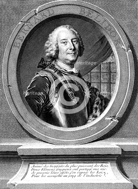 Bernard Forest Belidor (1693-c1761), French military and civil engineer, 1737. Artist: Unknown