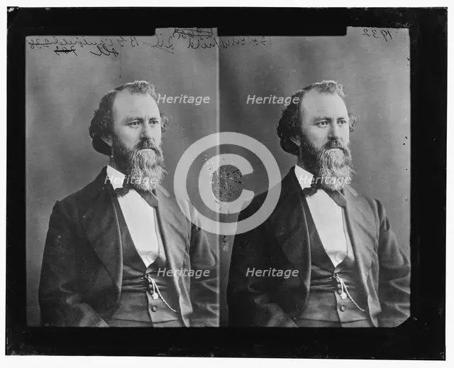 Bernard G. Caulfield of Illinois, 1865-1880. Creator: Unknown.
