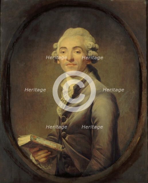 Bernard-Germain-Etienne de la Ville-sur-Illon, comte de Lacépède (1756-1815), c. 1785. Creator: Ducreux, Joseph (1735-1802).