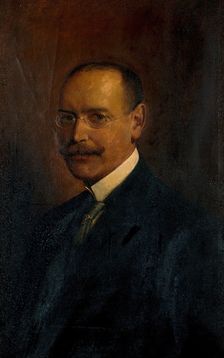 Bernard Hollander, phrenologist, c1900s. Creator: Unknown