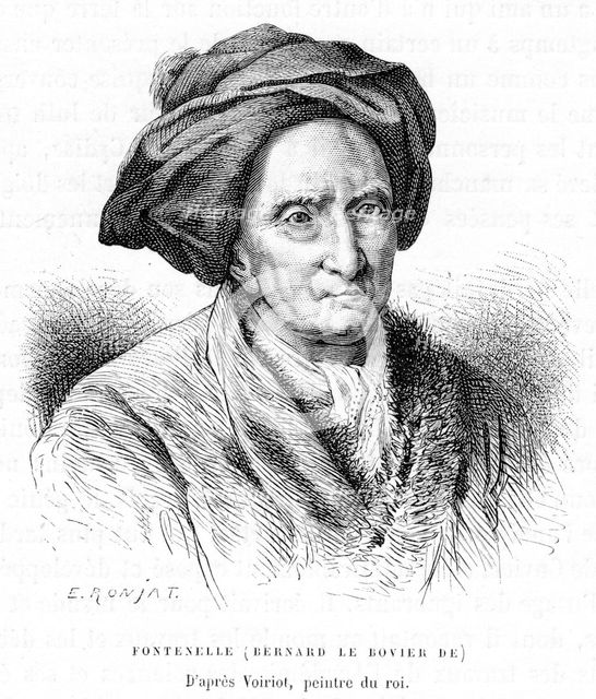 'Bernard le Bovier de Fontenelle', c1870s.Artist: E Ronjat
