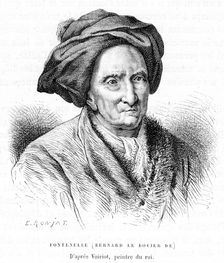 Bernard le Bovier de Fontenelle c1870s.Artist: E Ronjat