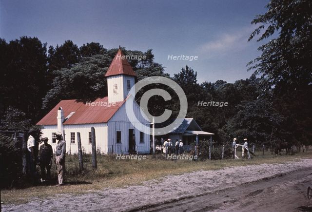 Bernard M. Baruch, Hobcaw Plantation, residence in Georgetown, South Carolina, 1944. Creator: Gottscho-Schleisner, Inc.