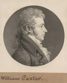 Bernard Moore Carter, 1808. Creator: Charles Balthazar Julien Févret de Saint-Mémin