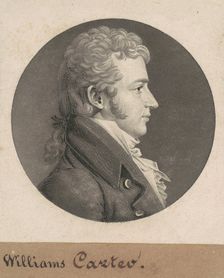Bernard Moore Carter, 1808. Creator: Charles Balthazar Julien Févret de Saint-Mémin