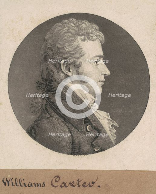 Bernard Moore Carter, 1808. Creator: Charles Balthazar Julien Févret de Saint-Mémin.