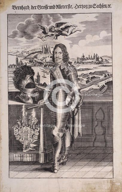 Bernard of Saxe-Weimar (1604-1639), c. 1710. Creator: Marchand, Johann Christian (1680-1711).