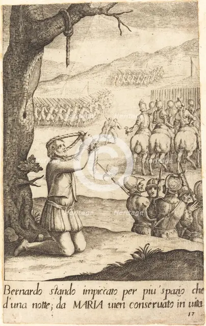 Bernardo, 1619. Creator: Jacques Callot.