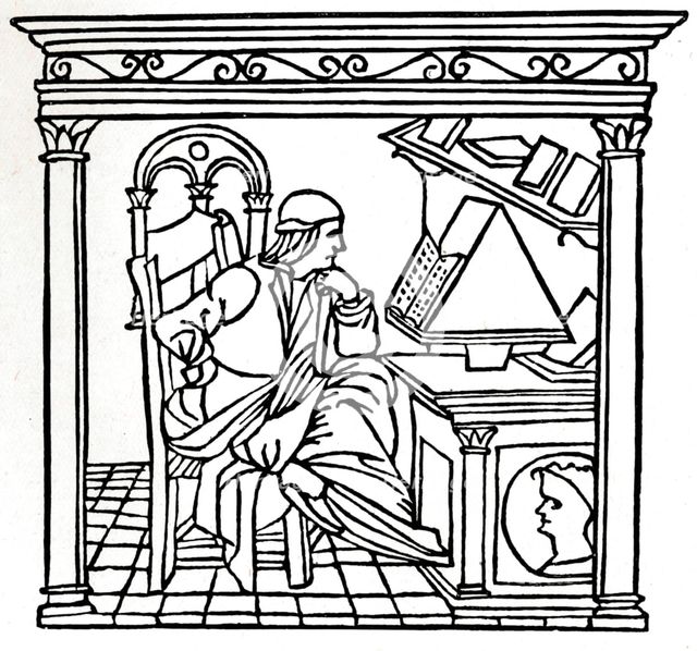 Bernardo Bellincioni (1452-1492), Italian poet', 1493, (1917). Artist: Unknown