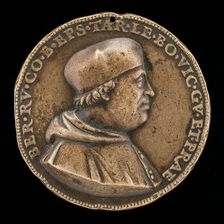 Bernardo de Rossi, died 1527, Bishop of Treviso 1499, Governor of Bologna [obverse], c. 1519. Creator: Unknown