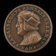 Bernardino Francesconi of Siena [obverse], c. 1520. Creator: Unknown