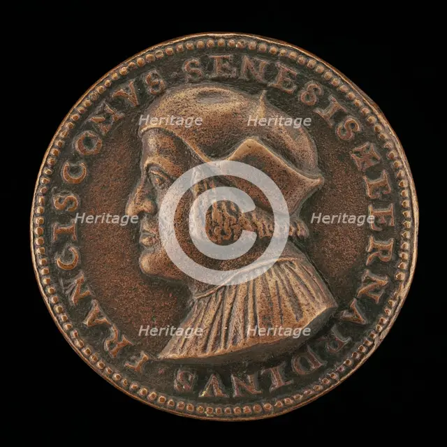 Bernardino Francesconi of Siena [obverse], c. 1520. Creator: Unknown.