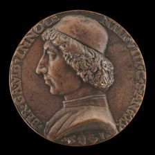 Bernardino Gamberia, 1455-1507, Private Chamberlain of Innocent VIII [obverse], 1485. Creator: Niccolo Fiorentino