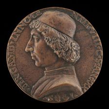 Bernardino Gamberia, 1455-1507, Private Chamberlain of Innocent VIII [obverse], 1485. Creator: Niccolo Fiorentino