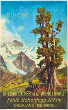 Berner Oberland Wengernalp Railway, 1952. Creator: Hodel, Ernst (1881-1955)