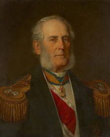 Bernhard Freiherr von Wüllerstorf-Urbair, 1877. Creator: Christian Griepenkerl