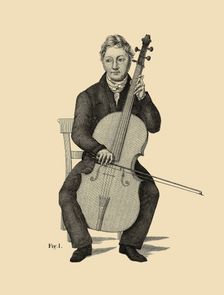 Bernhard Romberg. From: "Violoncell-Schule von Bernhard Romberg", c1840. Creator: Anonymous