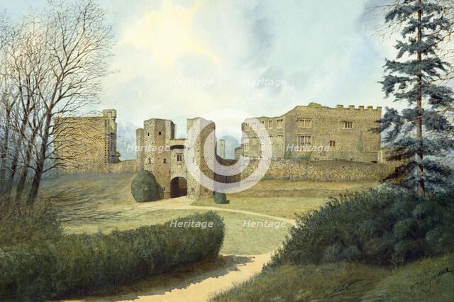 Berry Pomeroy Castle, 15th century, (c1990-2010). Artist: Frank Gardiner.