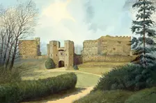 Berry Pomeroy Castle, 15th century, (c1990-2010). Artist: Frank Gardiner