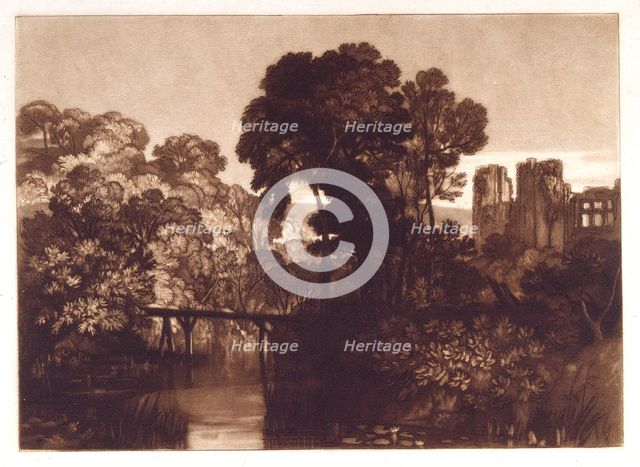Berry Pomeroy Castle, 1815?. Creator: Henry Edward Dawe.