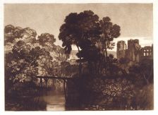 Berry Pomeroy Castle, 1815?. Creator: Henry Edward Dawe