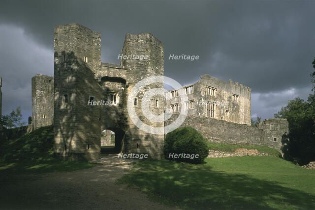 Berry Pomeroy Castle, Devon, 1995. Artist: J Bailey