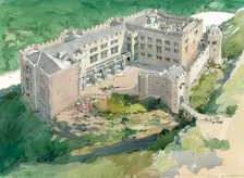 Berry Pomeroy Castle, early 17th century, (c1990-2010). Artist: Terry Ball