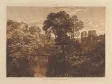 Berry Pomeroy Castle (Liber Studiorum, part XII, plate 58), January 1, 1816. Creator: JMW Turner