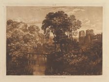 Berry Pomeroy Castle (Liber Studiorum, part XII, plate 58), January 1, 1816. Creator: JMW Turner