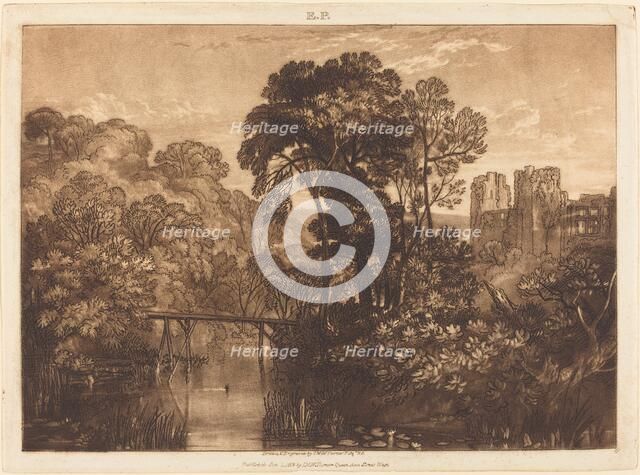 Berry Pomeroy Castle, published 1816. Creator: JMW Turner.