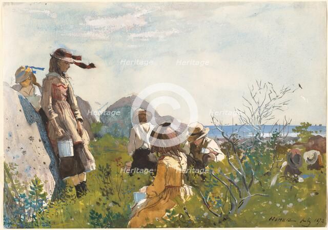 Berry Pickers, 1873. Creator: Winslow Homer.