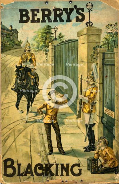 Berry's Boot Blacking, 1900s. Artist: Unknown