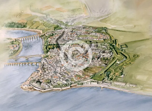 Berwick-upon-Tweed, 1999. Artist: Peter Dunn.