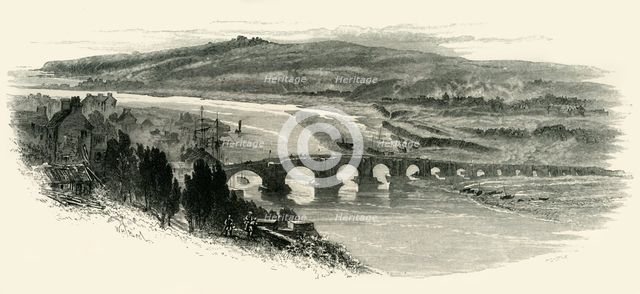 'Berwick Bridge', c1870.