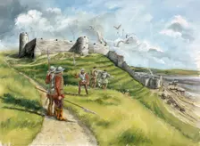 Berwick Castle, 16th century, (c1990-2010). Artist: Peter Dunn