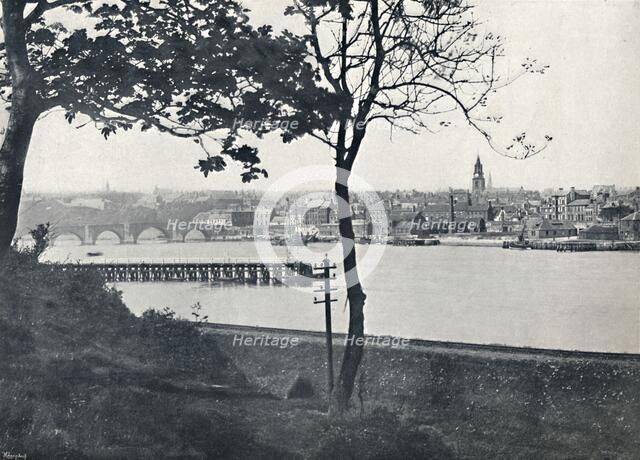 'Berwick - From Spittal, Showing Berwick Bridge', 1895. Artist: Unknown.