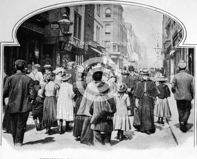 Berwick Street on a Sunday morning, c1901 (1901). Artist: Unknown.