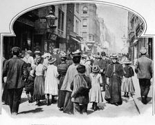 Berwick Street on a Sunday morning, c1901 (1901)