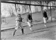 Bert Gallia, Joe Boehling, Unidentified, Washington Al (Baseball), ca. 1913. Creator: Harris & Ewing